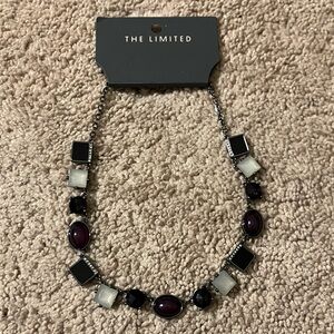 The Limited Black and Deep Purple Necklace